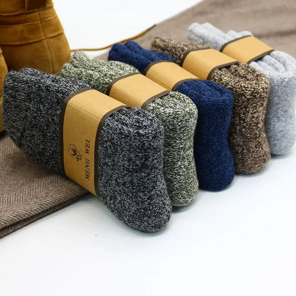 Super thick merino wool y2k socks for winter warmth and style