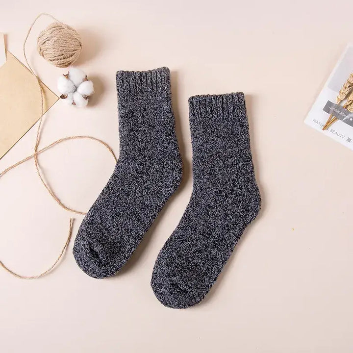 Super thick merino wool y2k socks for winter warmth and style - s2 / eur size 39-46