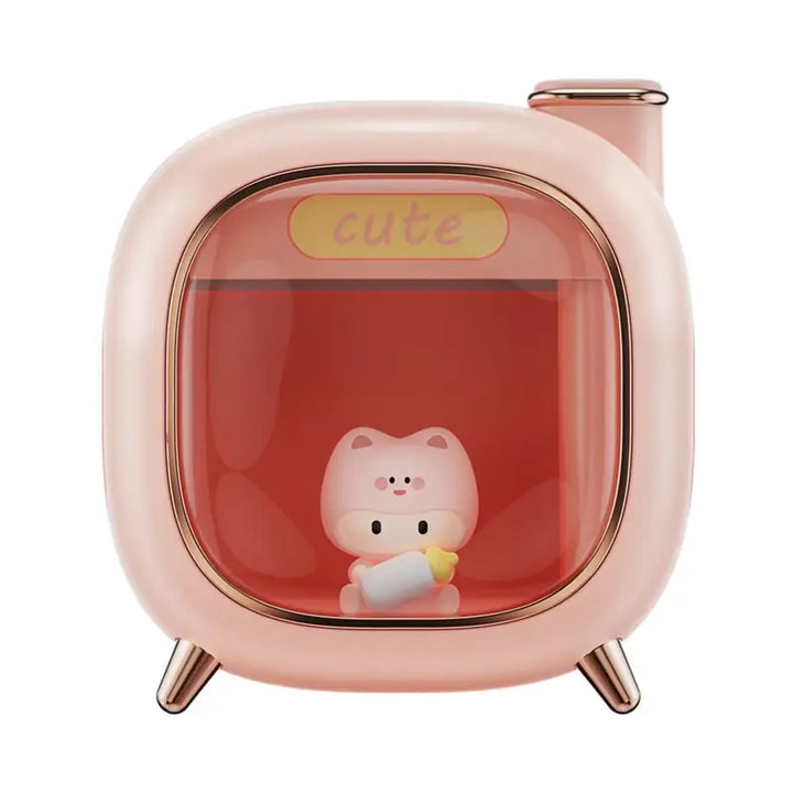 Mini kawaii humidifier for cute and cozy personal spaces - pink