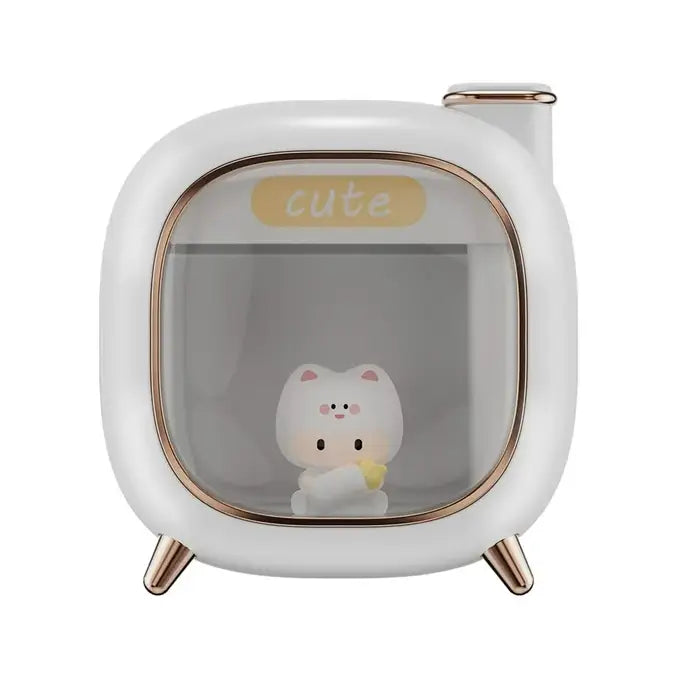 Mini kawaii humidifier for cute and cozy personal spaces - white