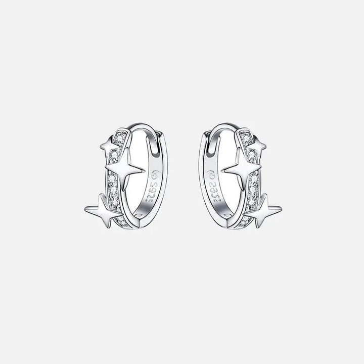 Minimalist 925 sterling silver earrings y2k - 10