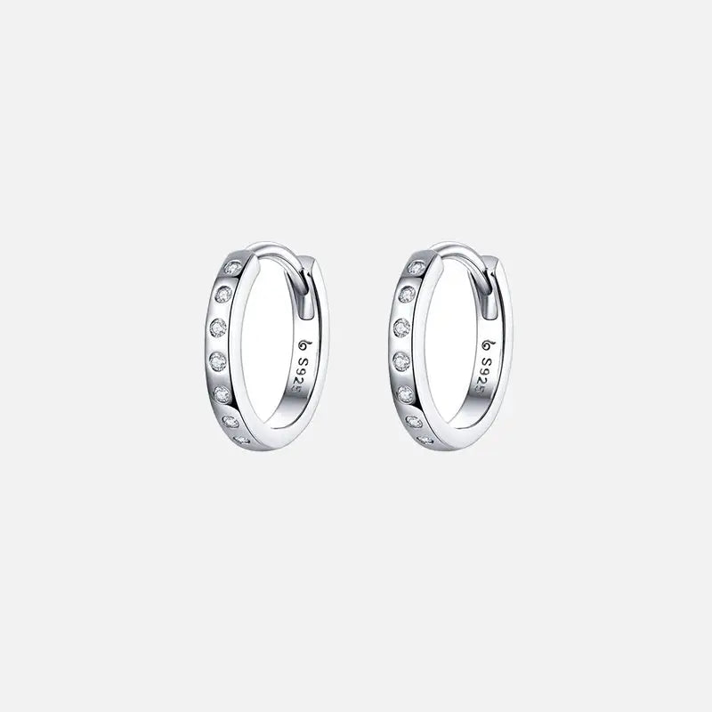 Minimalist 925 sterling silver earrings y2k - 12