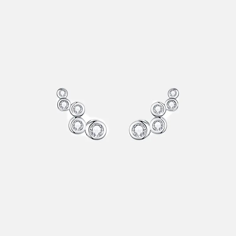 Minimalist 925 sterling silver earrings y2k - 18