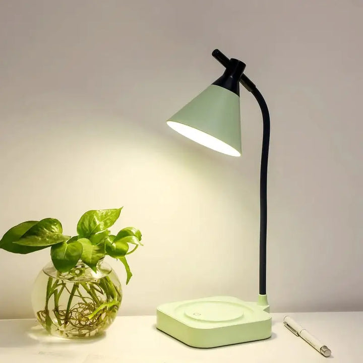 Modern creativity desk lamp with adjustable lighting and rotation - lime