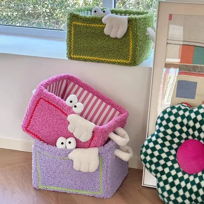 Cute monster storage box for fun and organized spaces