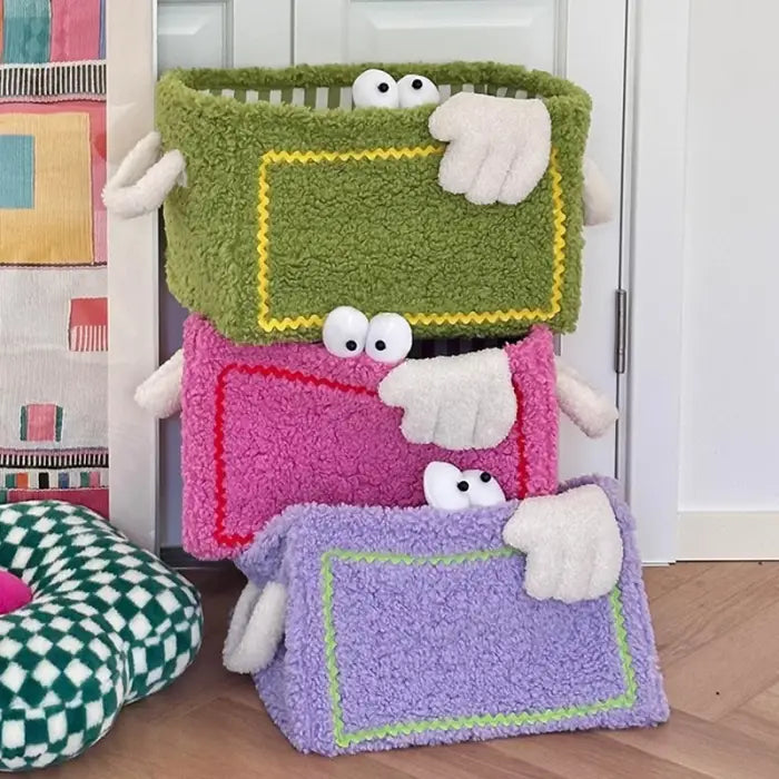 Cute monster storage box for fun and organized spaces