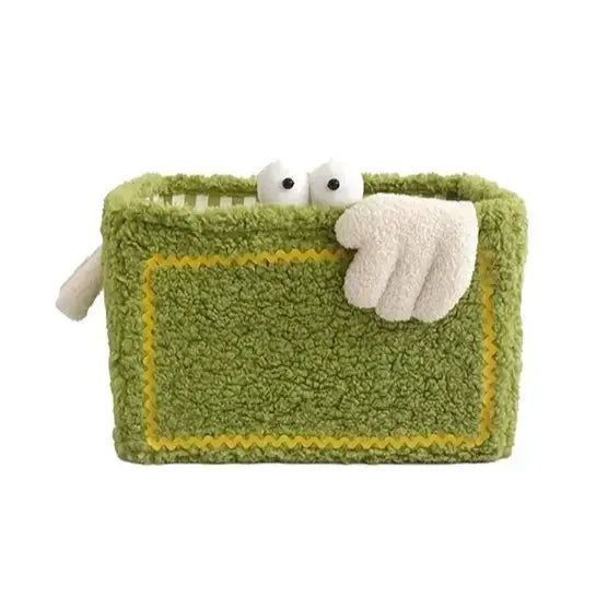 Cute monster storage box for fun and organized spaces - green / s