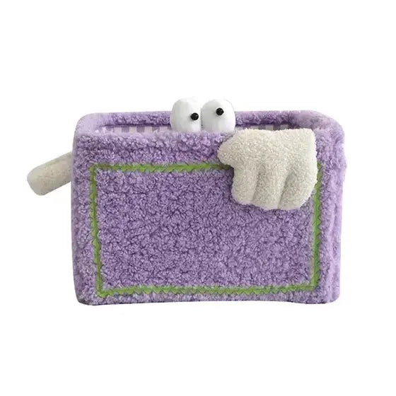 Cute monster storage box for fun and organized spaces - purple / s