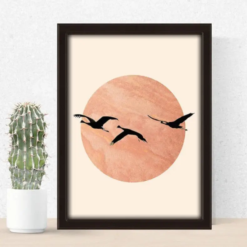 Aesthetic moon face poster for unique room decor