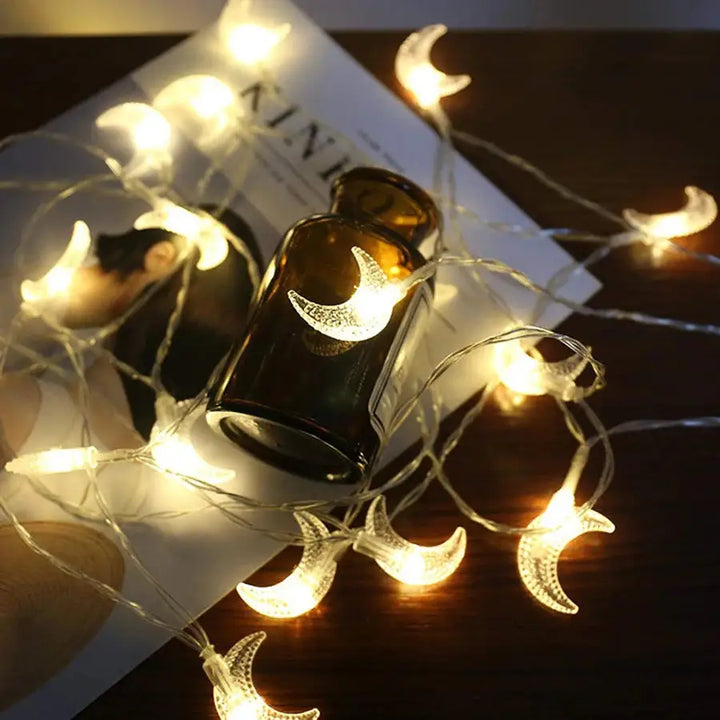 Aesthetic moonlight string lights for room decor