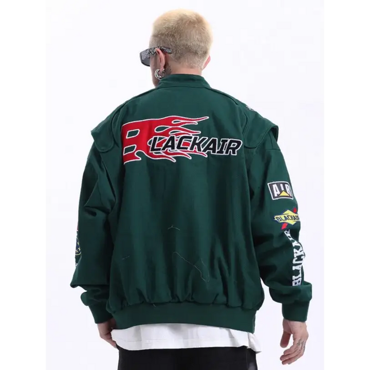 Motorcycle racing vintage jacket y2k - jackets