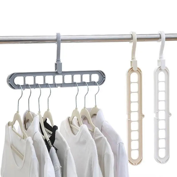 Y2k multi-port clothes hanger for stylish jacket organization