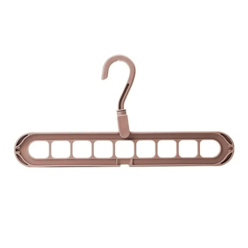 Y2k multi-port clothes hanger for stylish jacket organization - pink