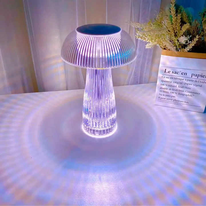 Aesthetic mushroom bedside lamp with 16 color variations