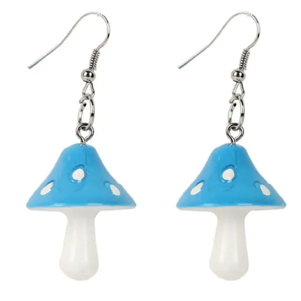 Mushroom earrings - earrings