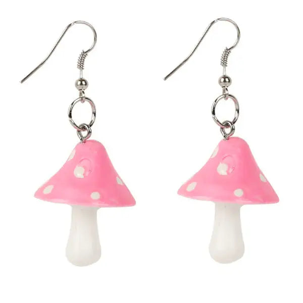 Mushroom earrings - earrings