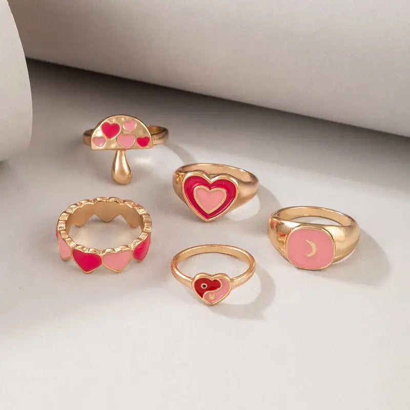 Mushroom fairy ring apparel and accessories collection - standart / 5pcs - ring