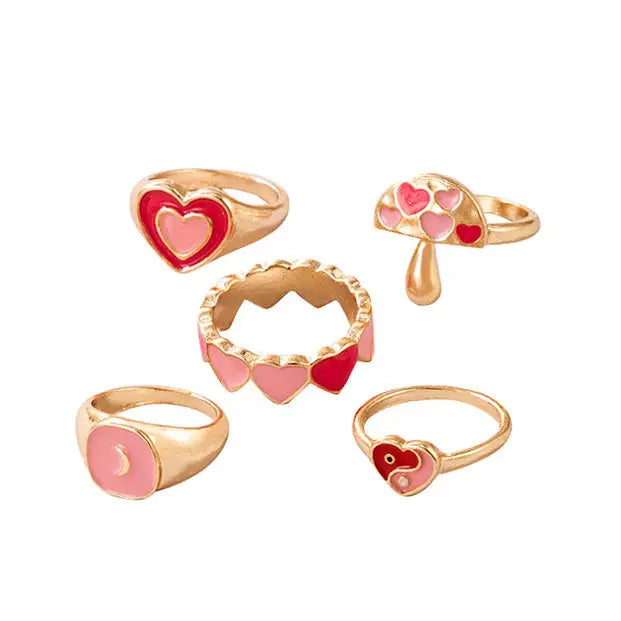 Mushroom fairy ring apparel and accessories collection - standart / 5pcs - ring