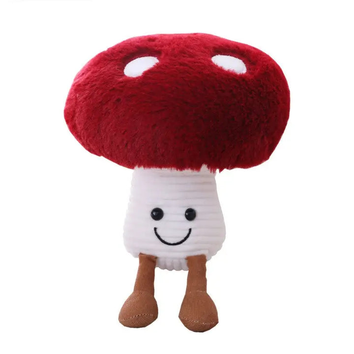 Cute mushroom plush for y2k aesthetic bedroom decor - 16cm