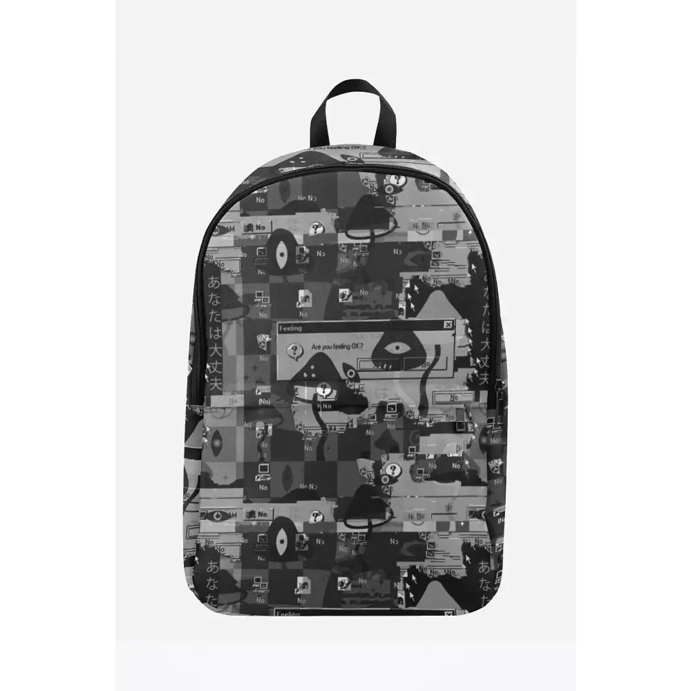 Mushroom virus backpack - one size / grey