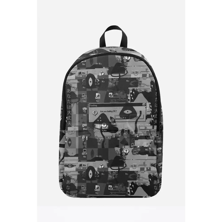 Mushroom virus backpack - one size / grey