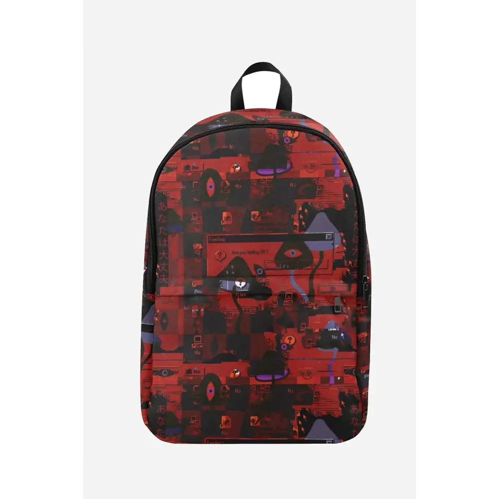 Mushroom virus backpack - one size / red