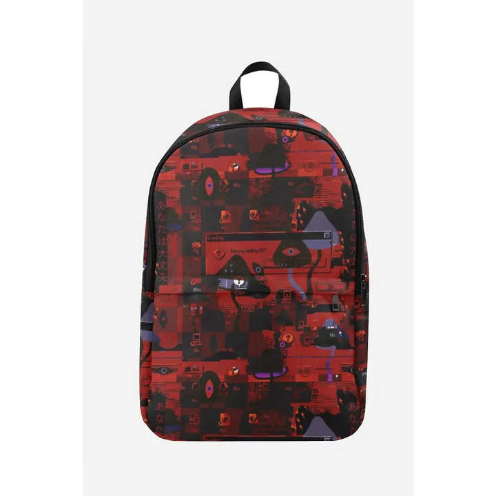 Mushroom virus backpack - one size / red