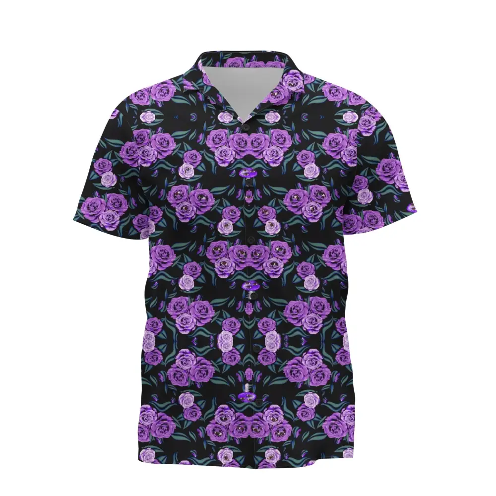 Mysterious garden hawaiian shirt - s - shirt-merged design (model t58)