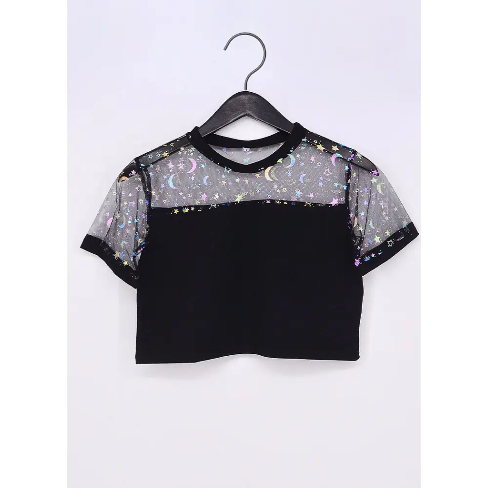 Mystic nightfall crop top - women tops