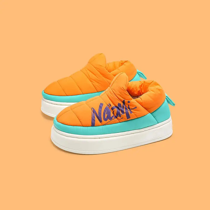 Naomi y2k slippers for your streetwear collection - orange / 36/37 (insole 23.5cm)