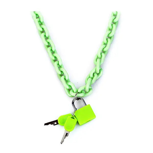 Neon chain necklace