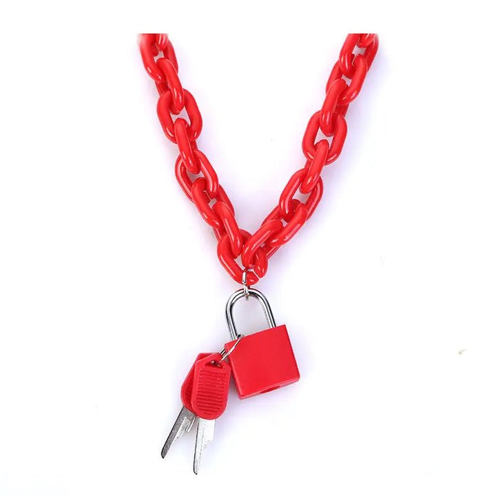 Neon chain necklace