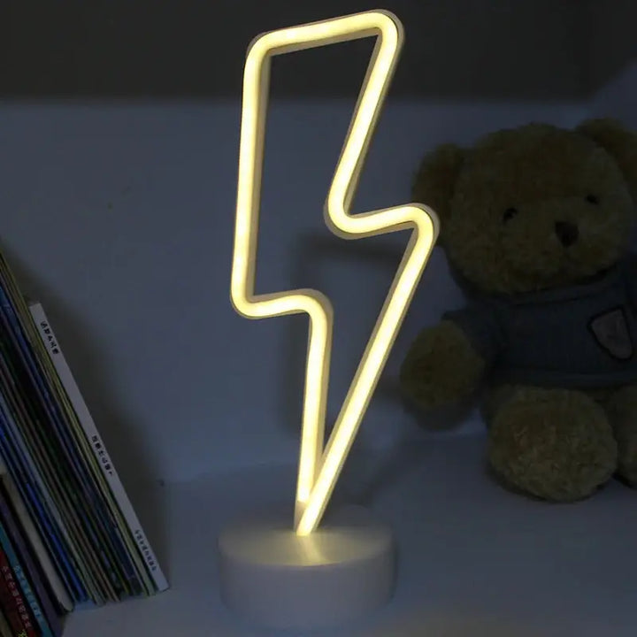 Aesthetic neon led light lamp for bedroom ambiance - flash