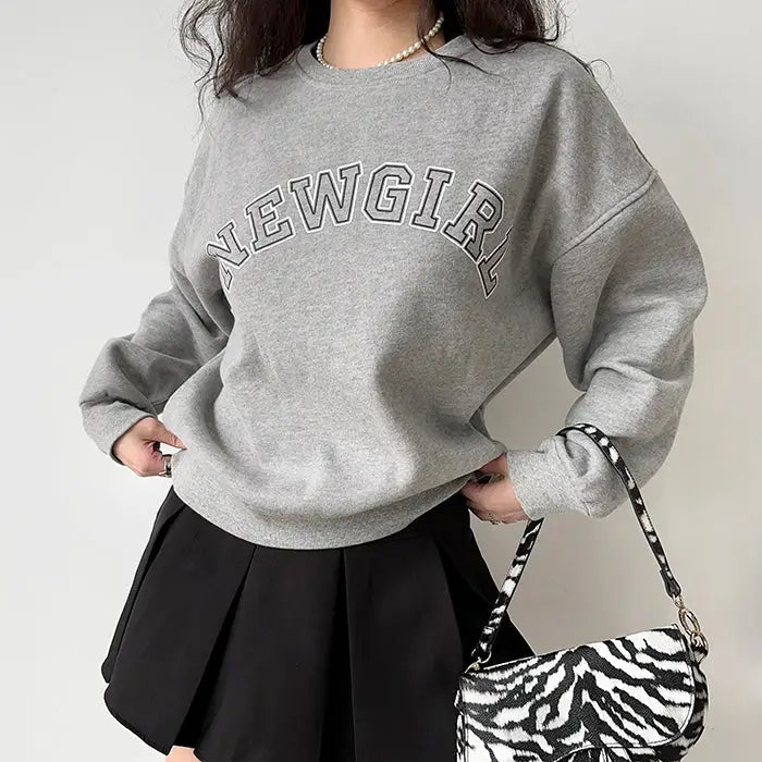 New girl vintage sweatshirt - sweatshirts