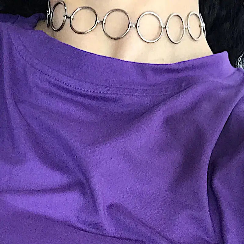 O-ring choker - standart / silver - necklace