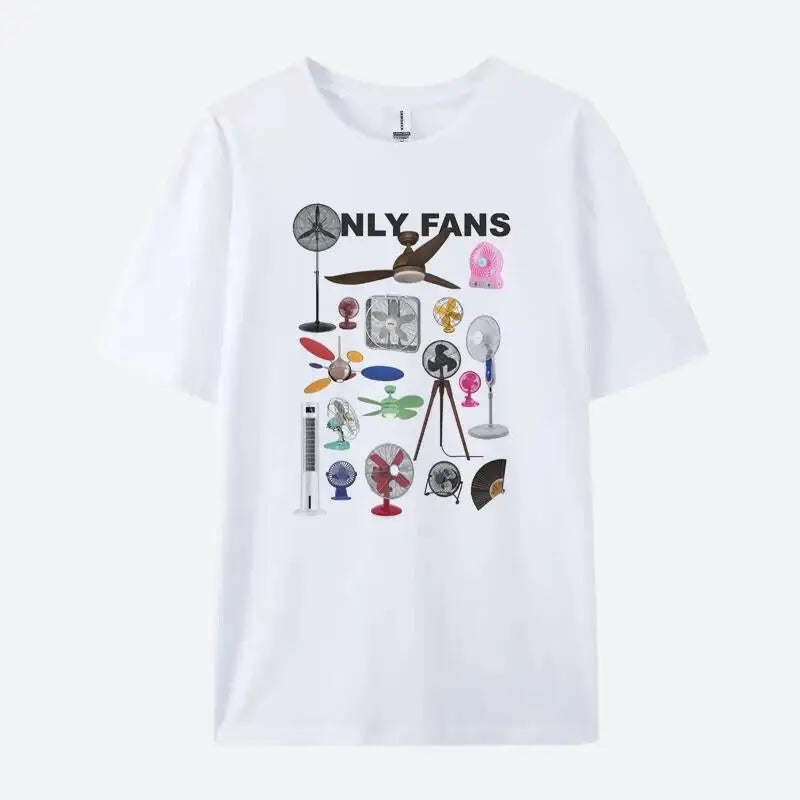 Witty y2k graphic tee for fun pop culture fans - white / s