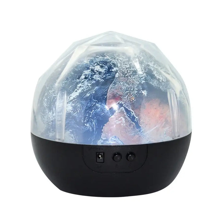 Outer planet projector for a galaxy-inspired bedroom atmosphere