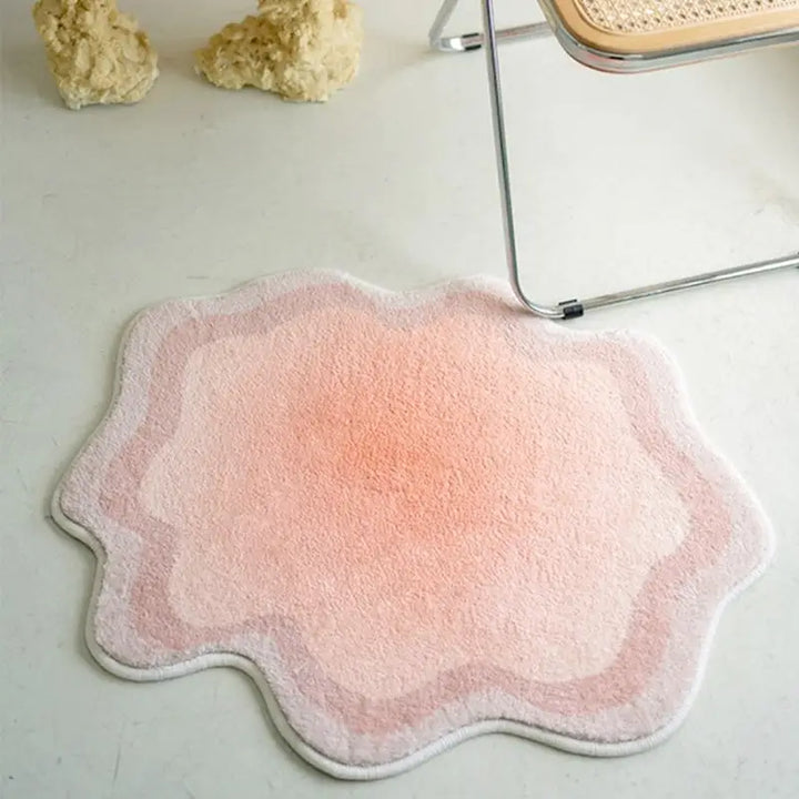 Pastel cloud rug for a cozy aesthetic bedroom style - pink / 50x70cm - rugs