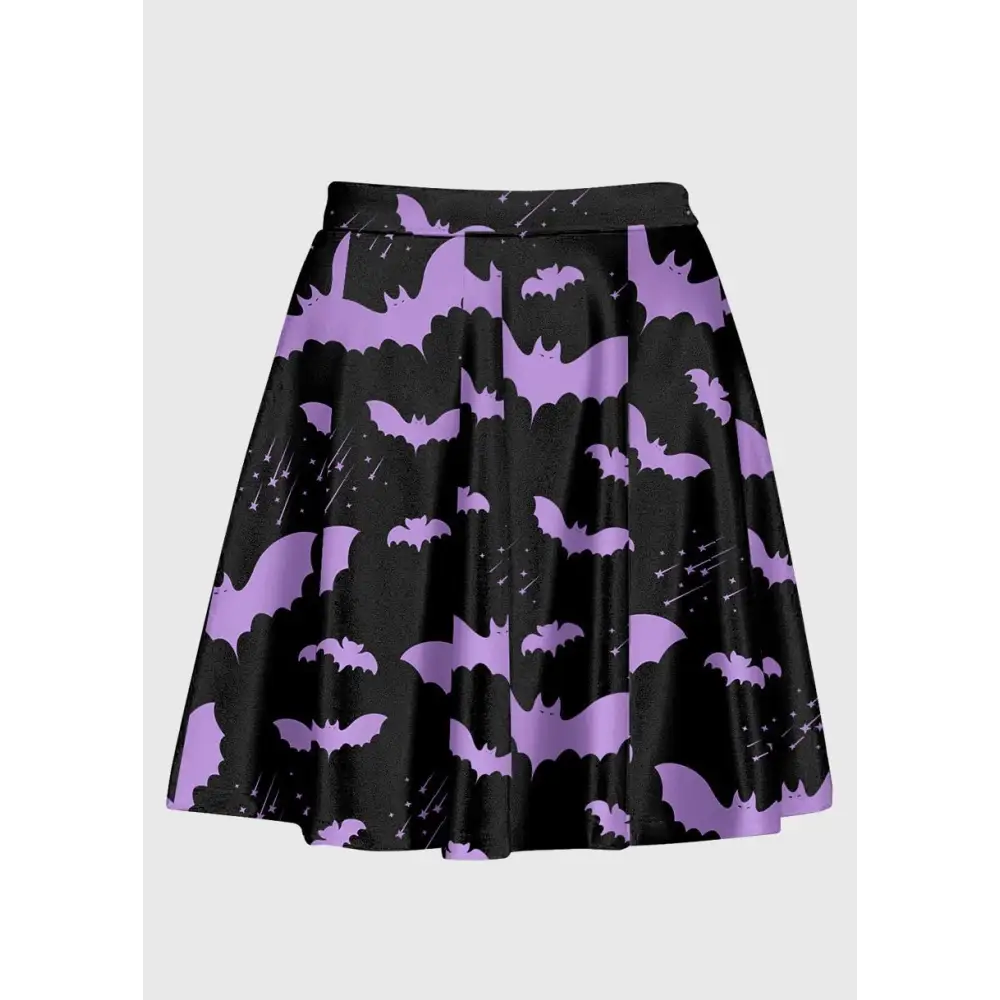 Pastel goth bat skater skirt in playful shades - s-l - skirts