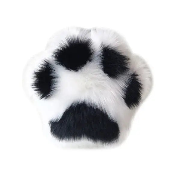 Kawaii paw print cushion for bed or chair decoration