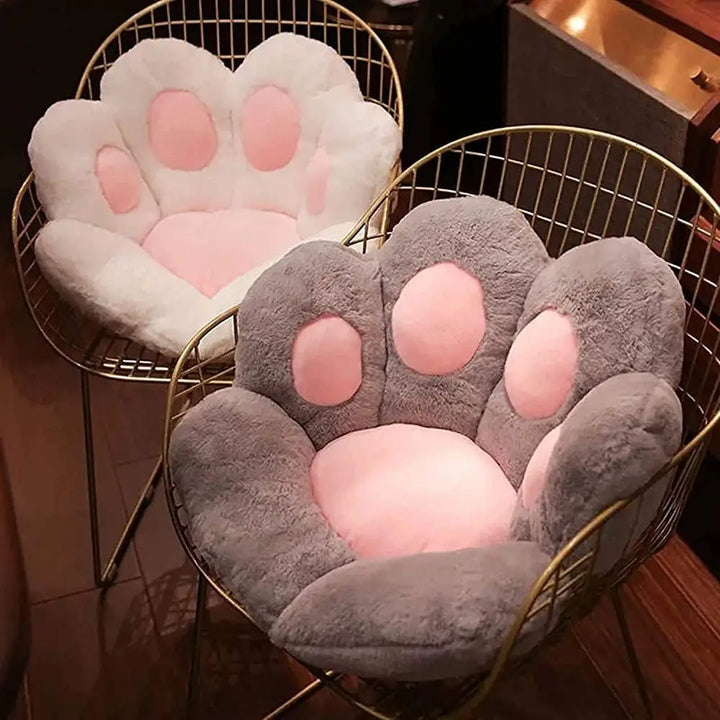 Paw shape cushion for aesthetic decor and comfort