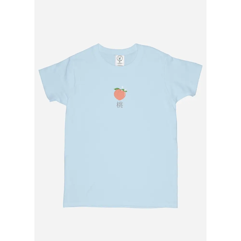 Peach graphic t-shirt for a y2k inspired look - s - tshirts