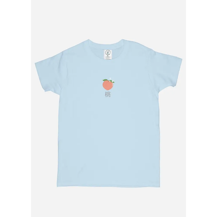 Peach graphic t-shirt for a y2k inspired look - s - tshirts