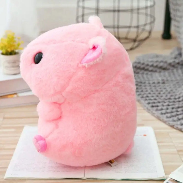 Pink piggy plushy for kawaii and anime aesthetic styles