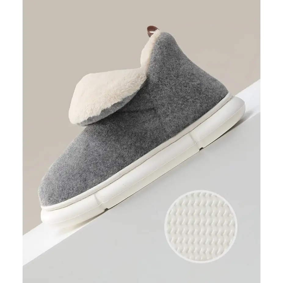 Simple y2k snow slippers for cozy winter style