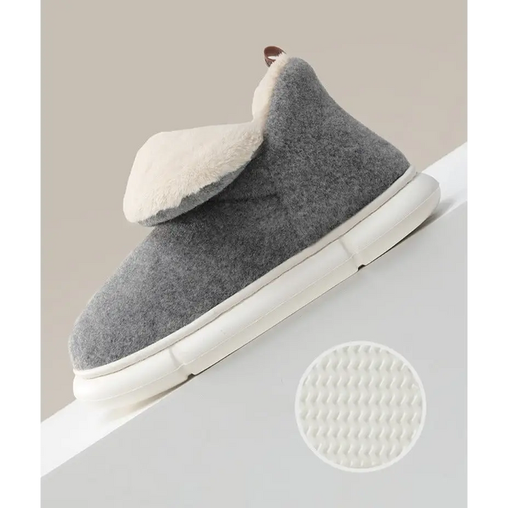 Simple y2k snow slippers for cozy winter style