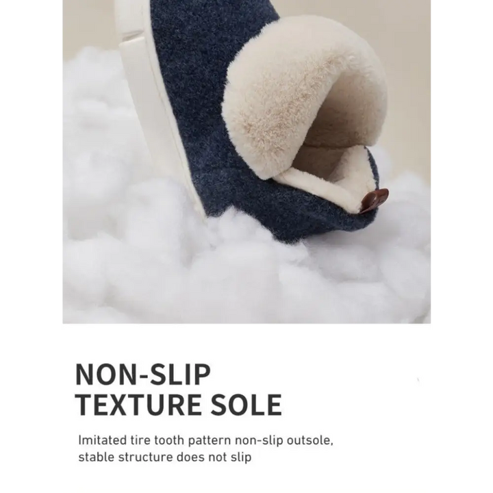 Simple y2k snow slippers for cozy winter style