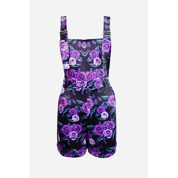 Plus size mysterious garden overalls with adjustable straps - 1x - plus size overalls