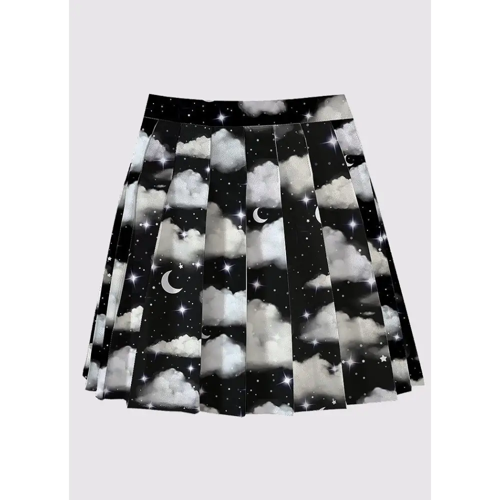 Plus size night sky pleated skirt - 1x - plus size skirts