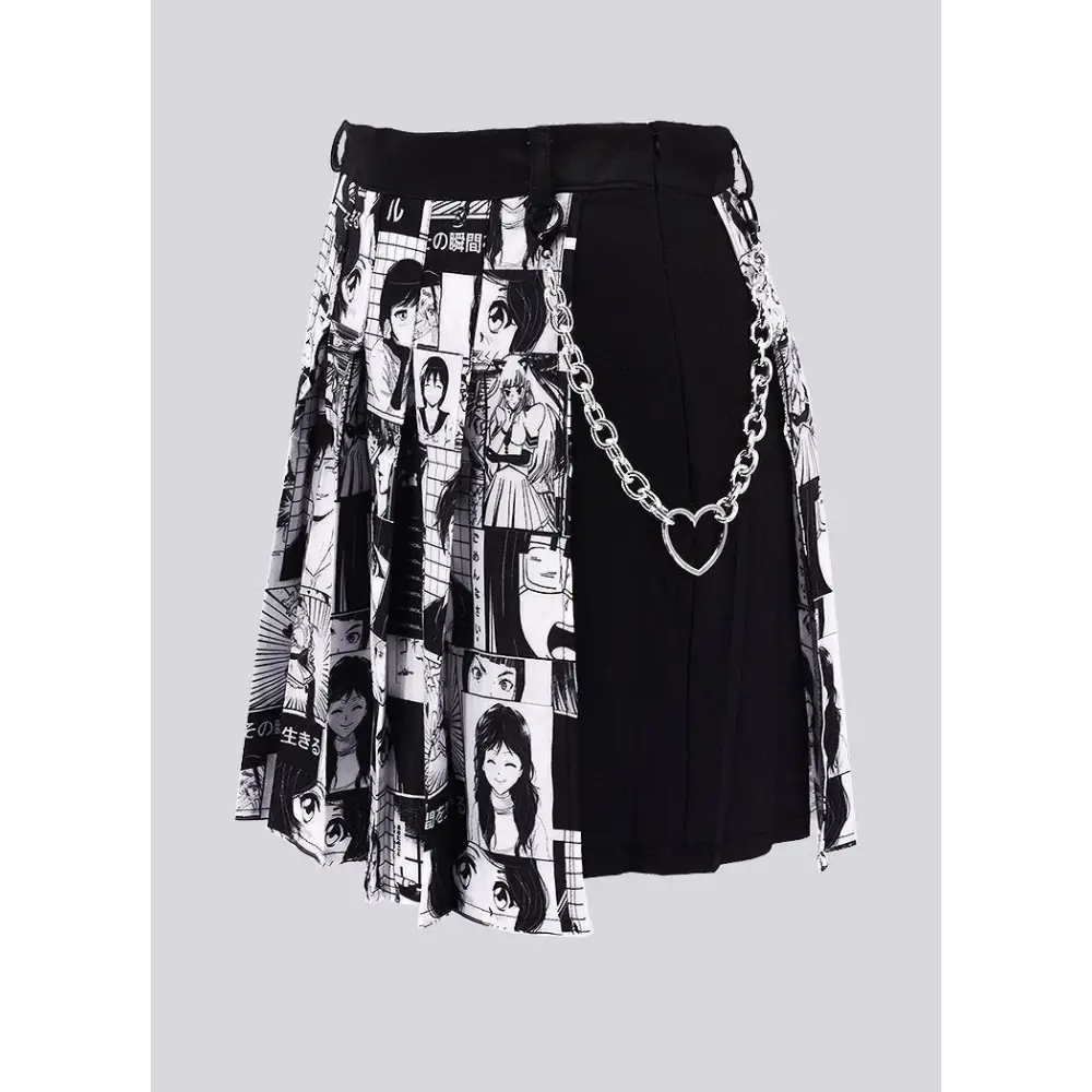 Plus size no drama manga chain skirt - 1x - size skirts